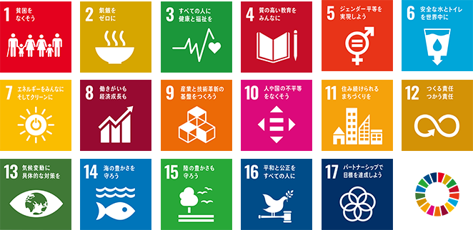 SDGs17の目標 SDGs17の目標